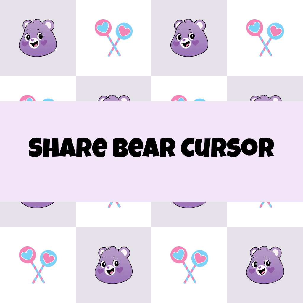 Preview Share Bear cursor custom cursor pack